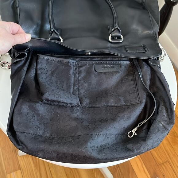 Michael Kors RARE Hamilton Studded Large Black Tote + MK Dust bag MSRP $558 EUC - Picture 13 of 16